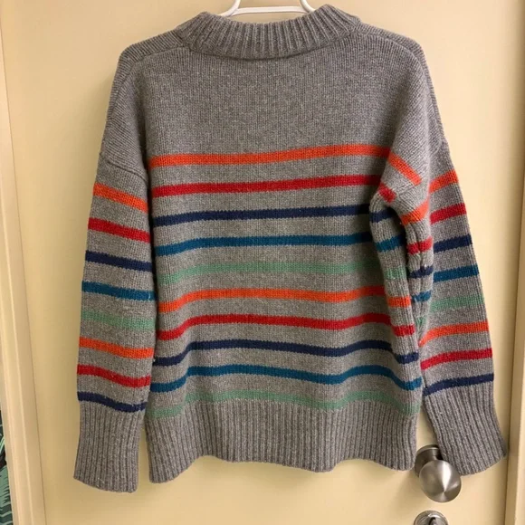 La Ligne Cashmere and Wool Striped Sweater - Picture 5 of 5